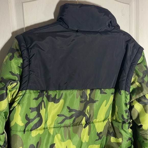 HUF Worldwide CAMO JACKET Convertible to Vest Mens size LARGE HTF - Picture 7 of 12